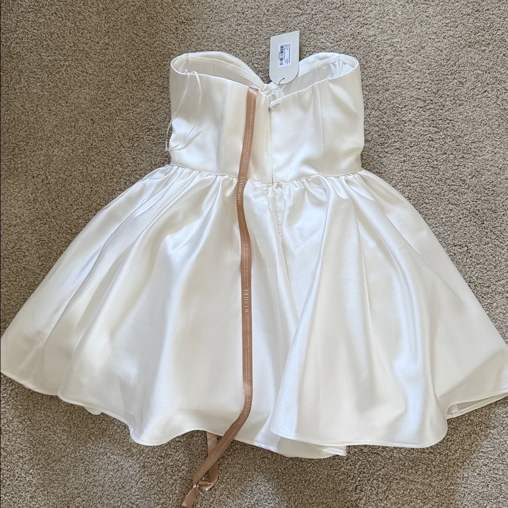 Meshki White Strapless Mini Dress - Picture 4 of 5